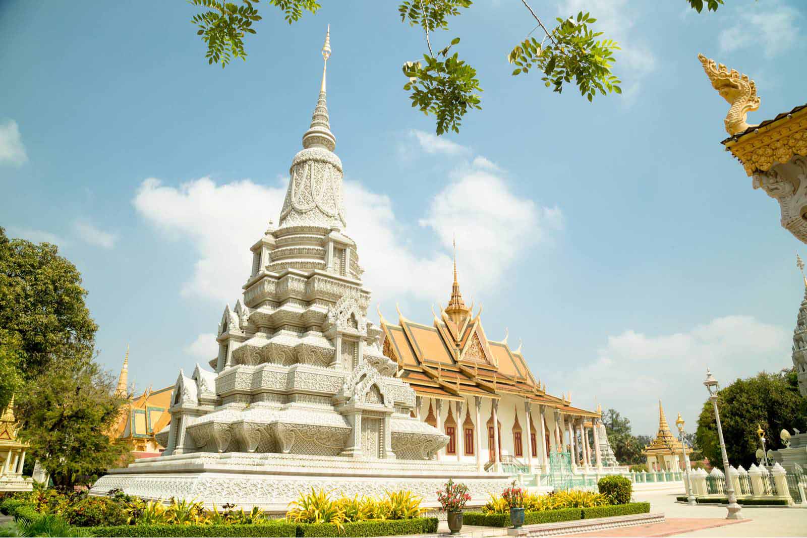 Silver Pagoda in cambodia